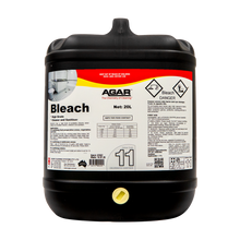 Load image into Gallery viewer, Agar Liquid chlorine bleach, offering the advantages of being a whitener and stain remover for use on cottons, linens and poly cotton. contains chlorine. heavy duty