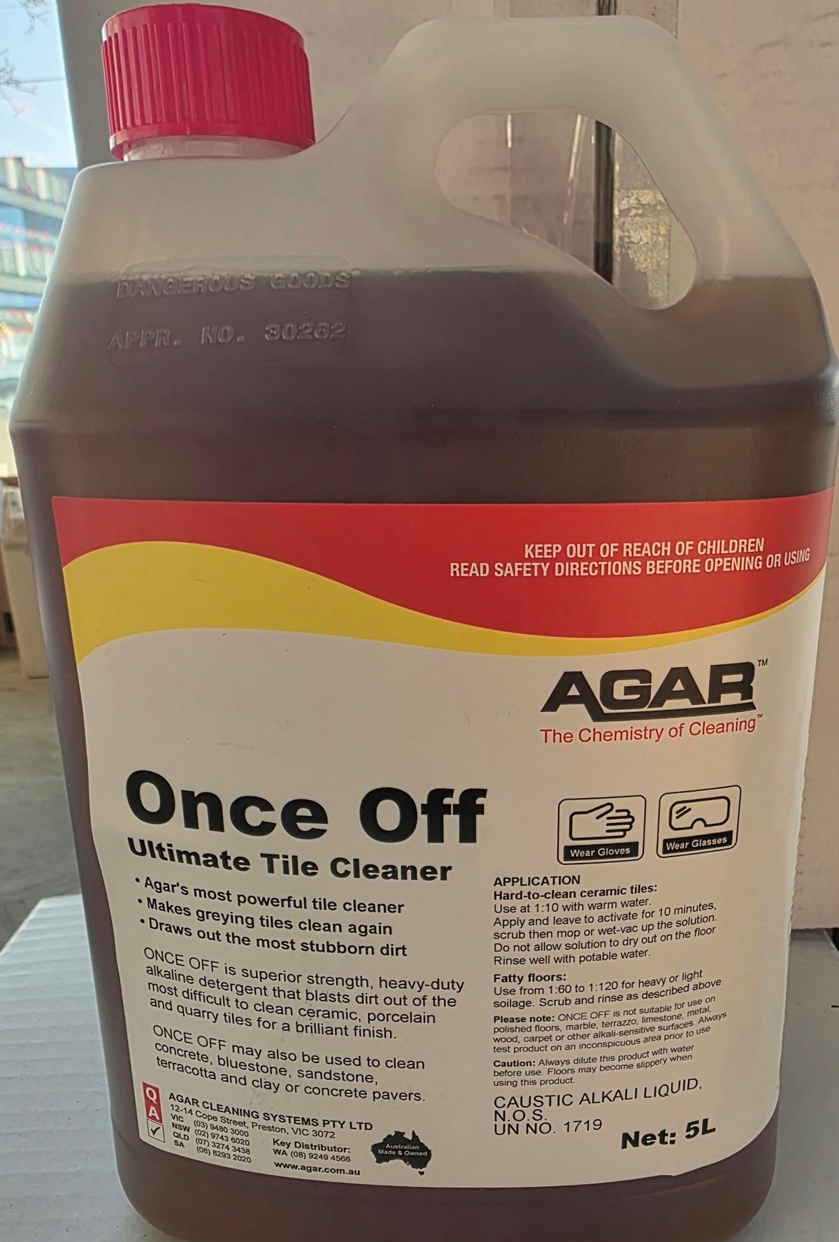 Agar Once Off