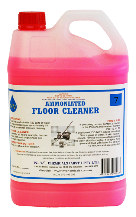 Ammoniated floor Cleaner, heavy duty for tiles, kitchens, bathrooms, grease removal fromm floors and contains ammonia