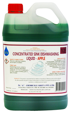 concentrated dish washing liquid for hand washing of dishes