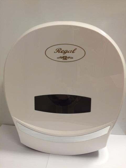 Regal jumbo toilet roll dispenser, single